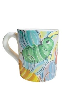 Starbucks Bellini Hand-Crafted Italian Ceramic Coffee Tea Mug with Bee Design